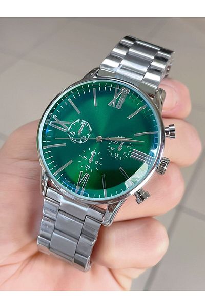 LOOQ Roman Numeral Steel Cord Men's Wrist Watch