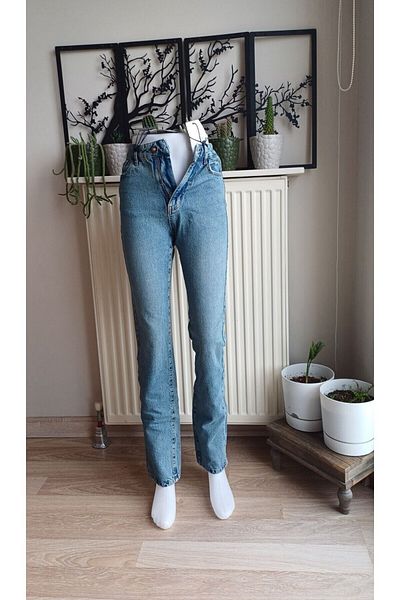 ARDSU Blugi Denim Talie Înaltă