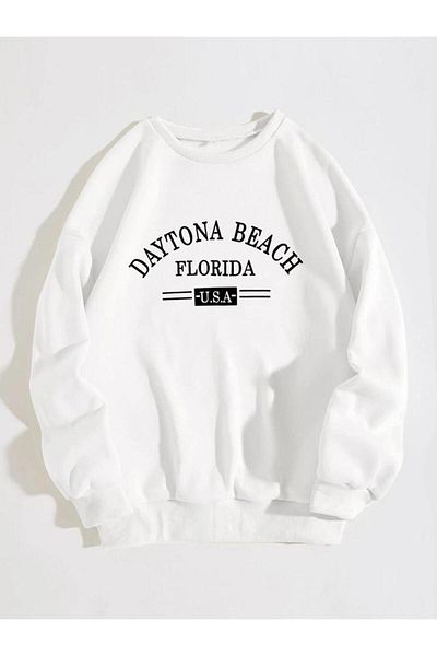 Khione Hanorac oversize unisex Daytona Beach Florida imprimat