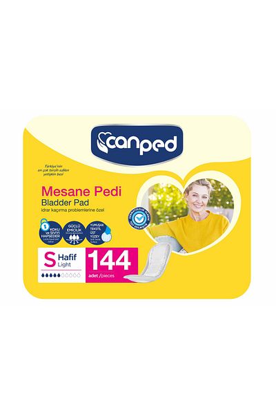 Canped Size S 144 Bladder Pads - Small Size