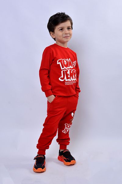 FOLLOWHER Boy's Digital Printed Tracksuit Set