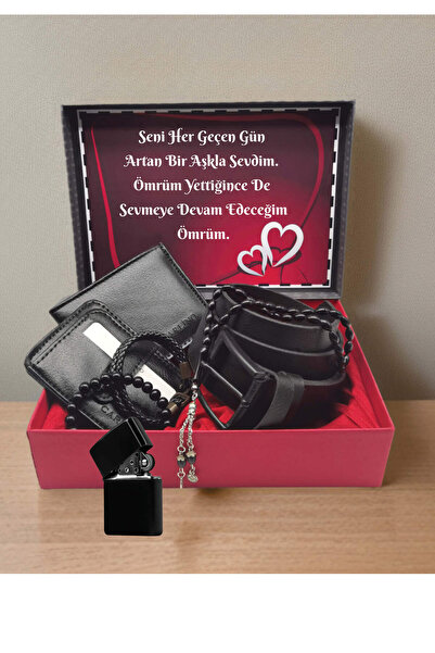 Sionar Portofel cu centură neagră pentru bărbați, brățară cu mărgele de rugăc...