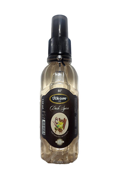 İlkom Dark Spice Kolonya 80 derece 130 ml Spreyli