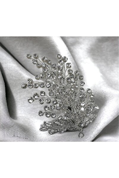 My'Elens Desing نموذج أليسيا اللامع مرصع بالأحجار - إكسسوار شعر الزفاف والخطو...