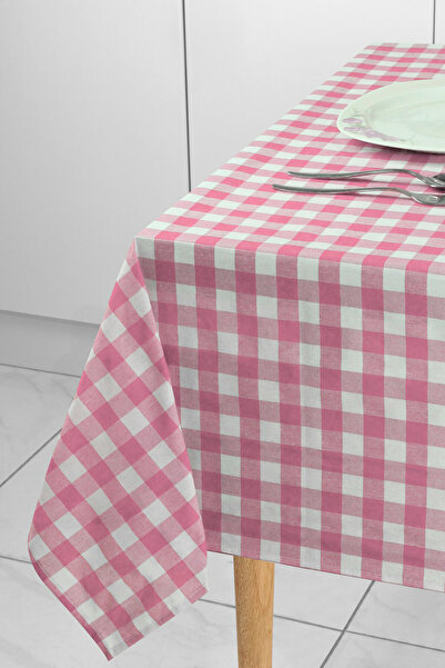 Soft Kare Light Pink Large Plaid Checked Picnic Blanket with Size Options