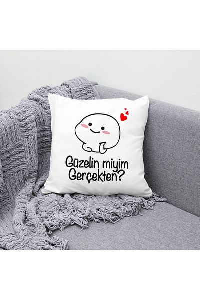 BENİMSER REKLAM Are You Really Pretty?Custom Printed Pillow