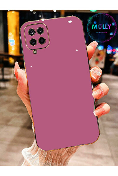 Molly Technology Huawei P40 Lite Için Lila Kenarları Gold Detaylı Lüks Siliko...