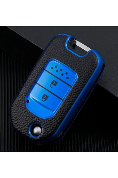 AYCANSTORE Husă TPU pentru telecomandă Honda Switchblade cu 2 butoane (albastru)