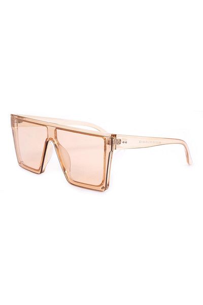 TomyHelf Women's Sunglasses Rectangular Nude Frame Nude Glass