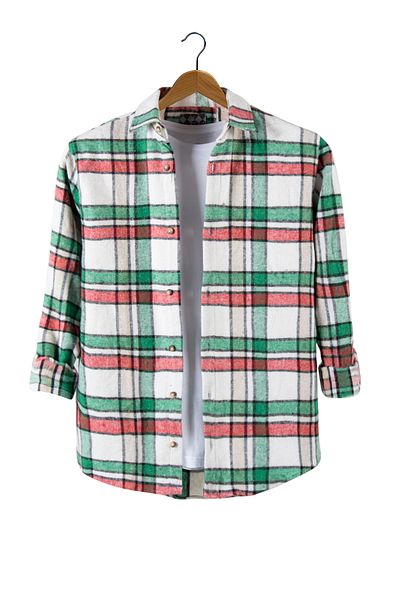 Terapi Men Green Regular Fit Shirt Collar Plaid Lumberjack Shirt