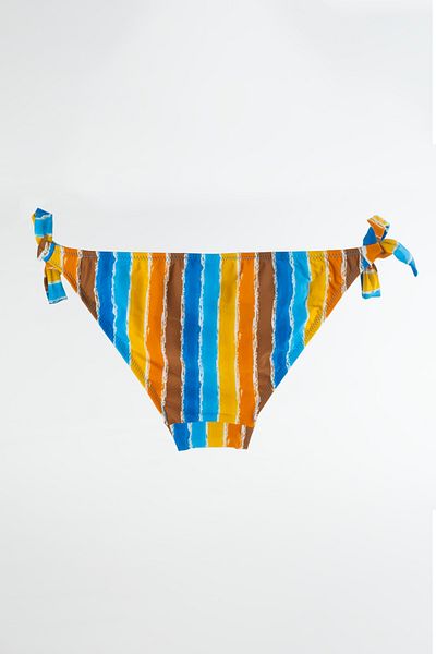 TooHot Bikini cu un singur fund în dungi pentru fete