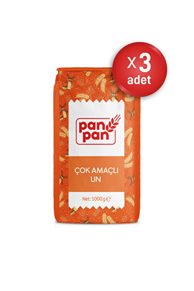 panpan Çok Amaçlı Un 1kg x 3 Adet