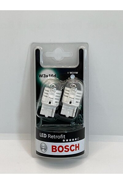 Bosch W21W 6000 KELVİN (TAM BEYAZ) 12V- 2,5W LED RETROFİT