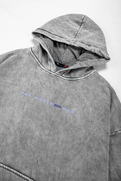 Sekizbiraltı White Phobia Unisex Oversize Hoodie - Washable and Back Printed