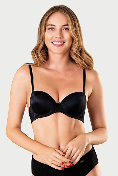 OBJE Black Drop Push-up Bra