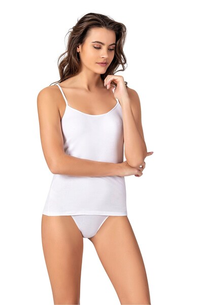 OBJE Beyaz Kaplı Atlet