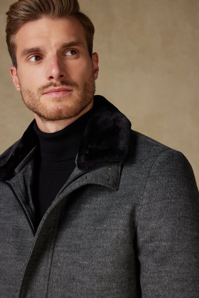 Andrea Nicolotti Gray Coat M19-1
