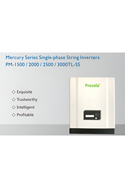 PRESOLA 3KW 1P 1MPPT ON-GRID INVERTER+WIFI MODUL