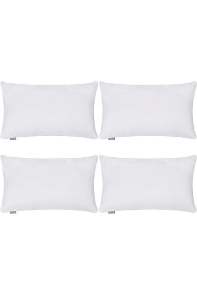 puffiber 4 Pieces Throw Pillow Rectangular Inner Pillow/Cropped Sponge Filled/Size Options
