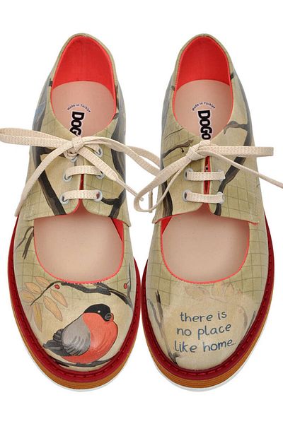 Dogo Pantofi casual verzi din piele vegană de damă - Like Home Design
