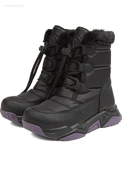 Benetton ® |   BN-30402-3256 Μαύρο μωβ - Παιδικές Μπότες