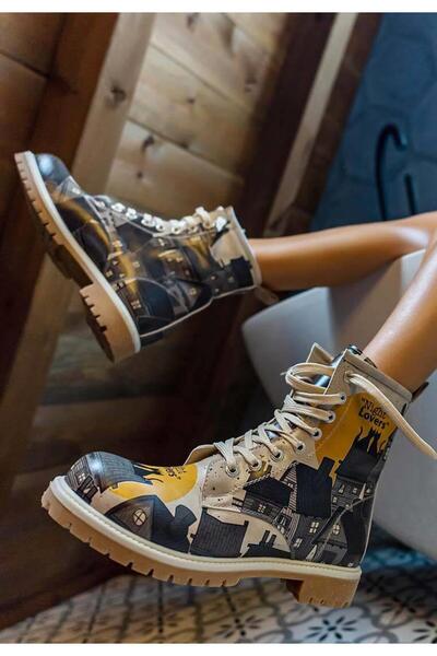 Dogo Kadın Vegan Deri Siyah Uzun Bot - Night Lovers Tasarım