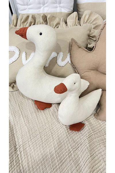Miniminitoys Children's Room Duck Pillow and Sleeping Companion 2-Pack