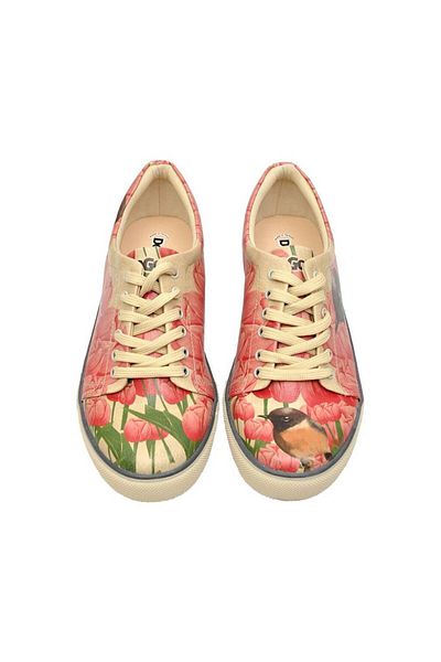 Dogo Pantofi de damă din piele vegană roz - Design atât de drăguț