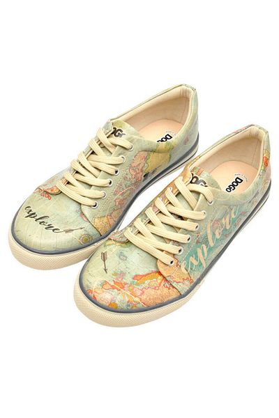 Dogo Pantofi de damă din piele vegană albastră - Explore Design