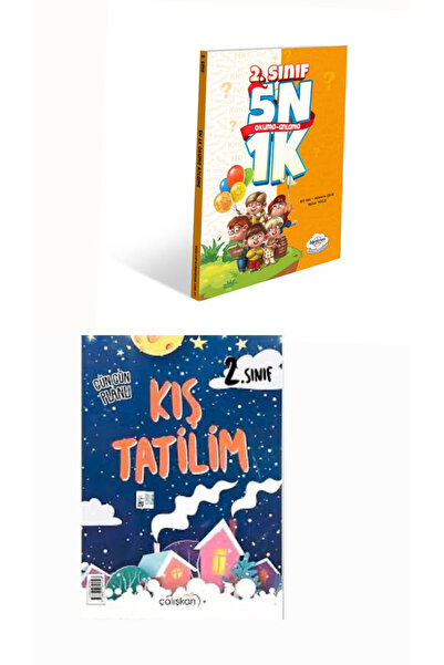 öğretmen evde 2.Sınıf Kış Tatil Kitabı-Okuma Anlama Çalışmaları