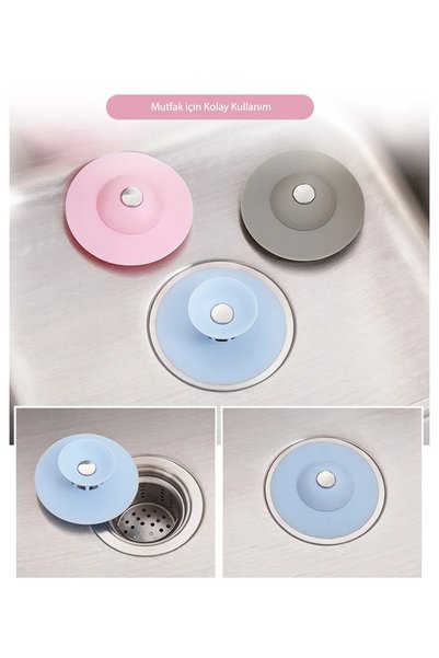 ThenTech Banyo Lavobo Gider Mutfak Evye Tıkayıcı Süzgeci