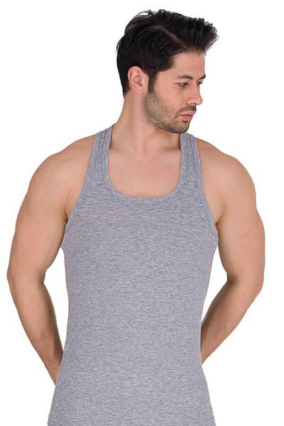 Berrak Men's Elestan Licra Tank Top 6 Pieces