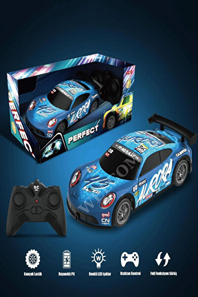 welcomein 2.4 Ghz RC Full Fonksiyon LED Işıklı Gövde 1:22 Şarjlı Uzaktan Kumandalı Drift Arabası