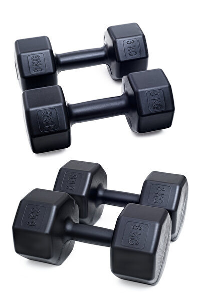 Besinistanbul 18 Kg Dambıl Set 6Kg X2 Ad 3Kg X2 Ad