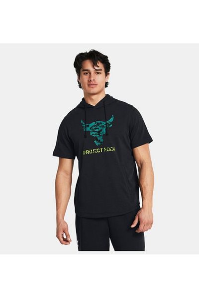 Under Armour Hanorac cu mânecă scurtă pentru bărbați Project Rock Terry Payoff 1383227-001