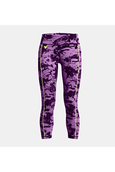Under Armour Kız Çocuk Project Rock Lets Go Baskılı Bilekte Tayt 1380962-560