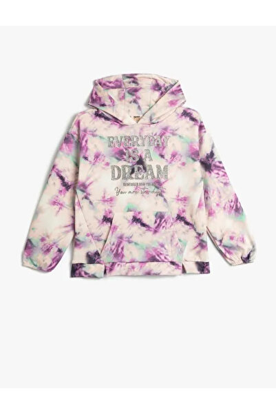 Koton 4wkg10339ak Mädchen-Sweat-Rosa gemustert