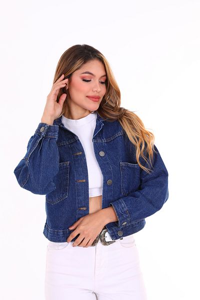 ÇEÇİM JACHETA DENIM DE DAMA HYN-58080