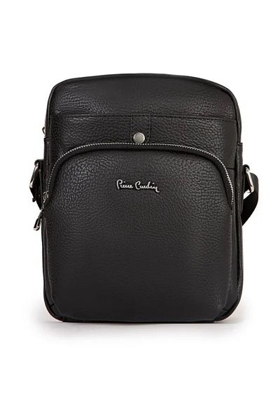Pierre Cardin 01 ΤΕΜ 001431   Ανδρική τσάντα Messenger Τσάντα ΜΑΥΡΗ