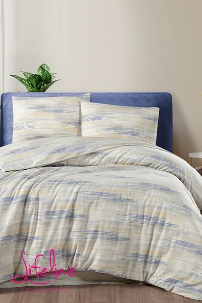 Life Line Double Duvet Cover Set Cotton