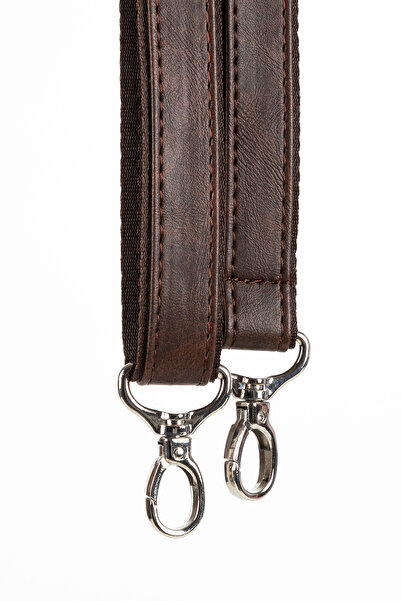 deridense Crazy Leather Adjustable Bag Long Strap