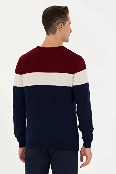 U.S. Polo Assn. G081gl0tk 1678263 Woner Us Polo Assn Мъжки пуловер бордо червено