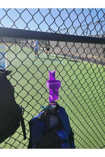 Miki & Miki Bag Water Bottle Holder with Hanger on the Fence