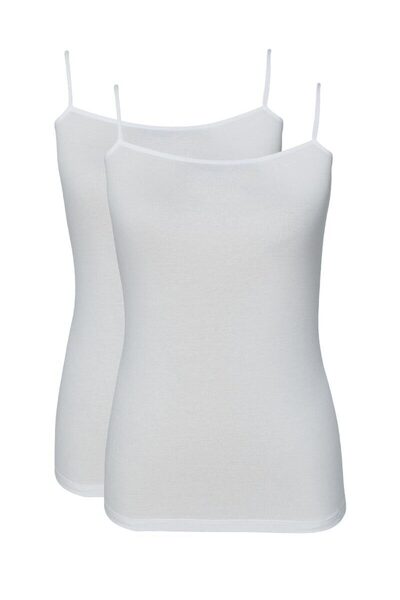 Blackspade Tricou cu bretele subțiri pentru femei, pachet de 2, Essential 1592
