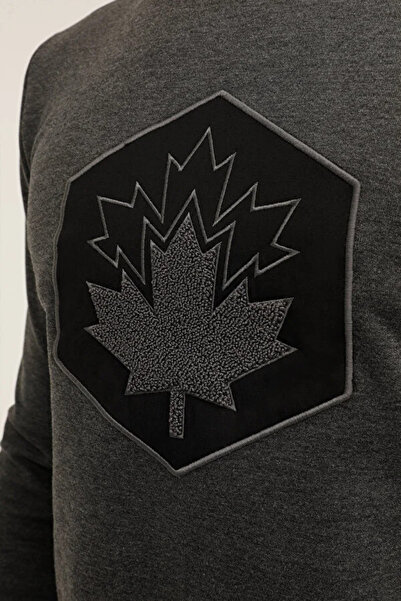 lumberjack Ανδρικό φούτερ - A10144152208010, 101441522 Ml Frenzie 18Le-56 3Pr Lumberjack, Ανθρακί Μελανζέ