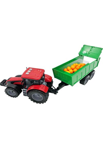Sole Işıklı-Müzikli, Hareketli Romörküyle Eğlenceli Pilli Traktör