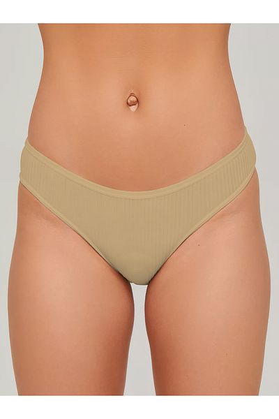 MİSTİRİK Model Taranto Slip din bumbac elastic cu talie înaltă Culoarea pielii