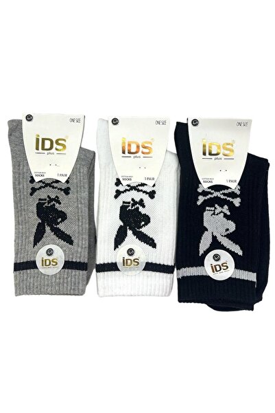 İDSWOMEN Спортни чорапи с мотив на заек, пакет от 6 броя