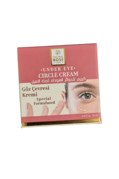 NATURAL ROSE SHOP Rose Essence 30ml Wrinkle Reducing, Nourishing, Revitalizing Under-Eye and Circumference Cream