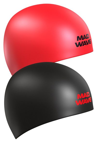 Mad Wave Reversible Silicone Bonnet (Red/Black)